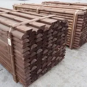 Vente Directe Lisse demi-rond en bois trait classe 4 SP+ 10cm 3m