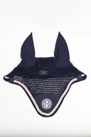 Bonnet Suzette - Harcour - Mailles tricotes la main - Marine Commande En Gros