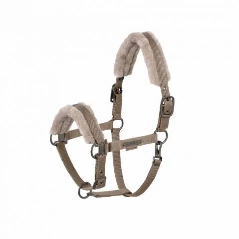 Acheter Direct Licol Double Pin Faux Fur PLATINUM 2025 - Eskadron - Jaune - Cheval