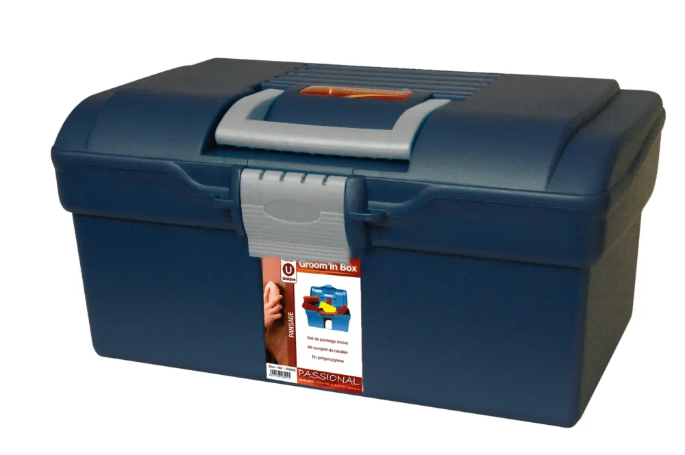 Meilleure Vente Groom in box bleue + set de pansage