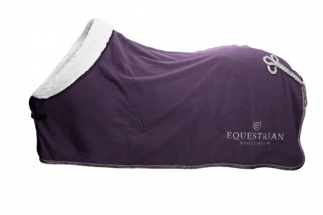 Acheter En Ligne Couverture Polaire Col Mouton Equestrian Stockholm – Orchid Bloom – Violet – 155cm