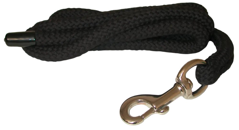 Longe mousqueton Noir Pas Cher