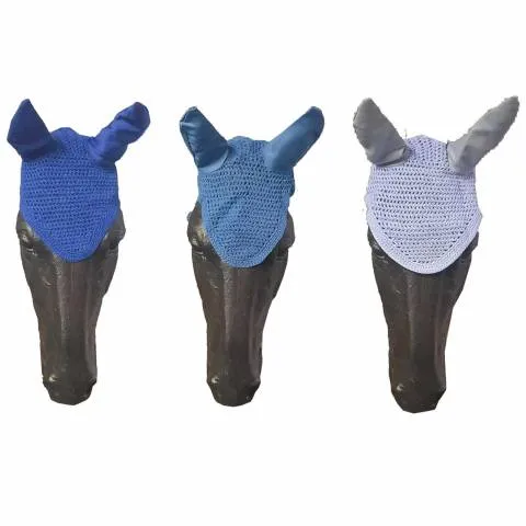 Bonnet crochet Blue - JMR - Bleu ciel - cheval Acheter Direct