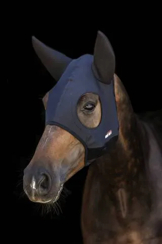 Masque anti-stress TITANIUM avec oreilles - LAMICELL - Noir - Poney Bon March