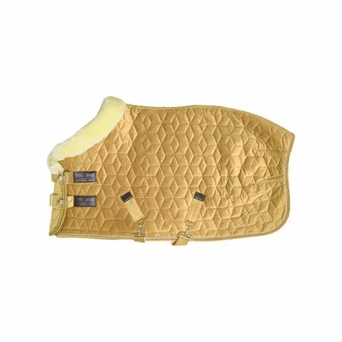 Couverture de prsentation Velvet 160g Kentucky - Moutarde - Moutarde - 155cm Must-Have