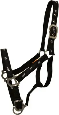 Licol amricain poney noir Soldes