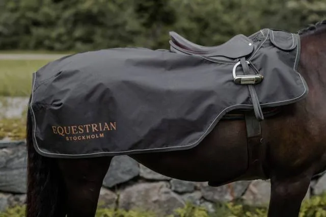 Haute Qualit Couvre reins Equestrian Stockholm - Rsistant l'eau - Gris - Cob