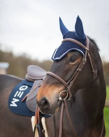 Bonnet anti-mouches court TEN - GEM - Noir - Cheval Produit De Marque