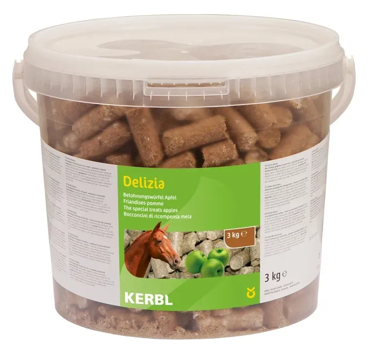 Commande En Gros Friandises Delizia pour chevaux 3kg pomme