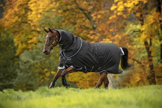 Couverture Amigo Bravo 12 plus 250g - Horseware - impermable - NOIR - 5'6 / 115 CM Promotion Saisonnire