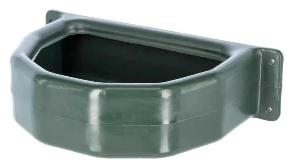 Mangeoire plastique demi-ronde 25 litres Retour Gratuit