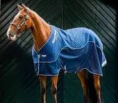 Couverture de transport Signature - Horseware - MARINE - 5'6 / 115 CM Nouvel Arrivage