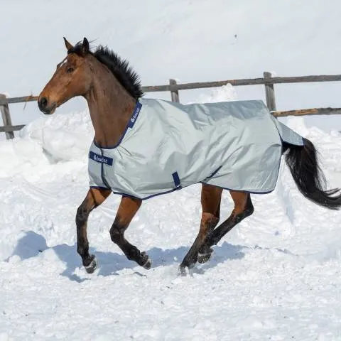 Couverture d'extrieur Power Turnout Light Big Neck - Bucas - 1680 deniers - Gris - 145cm Offre Du Jour