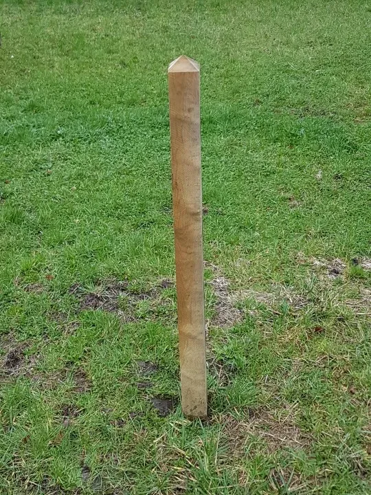 Poteau en chne 10x10 2m Vente Directe