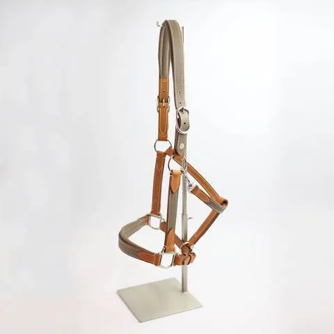 Paiement Scuris Licol Haut de Gamme en cuir - Atelier de Pravins - Taupe