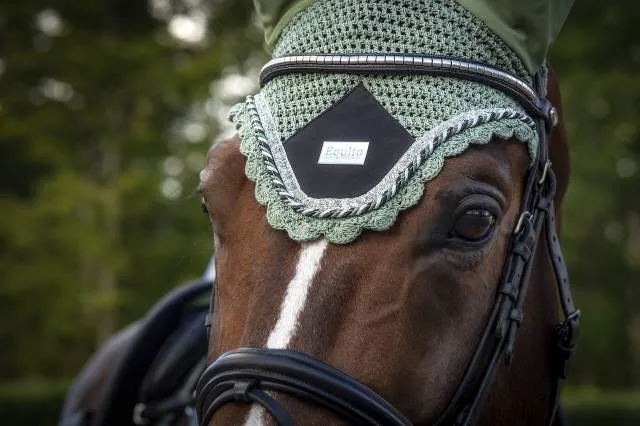 Bonnet anti-mouches Equito – Peppermint – Cheval Populaire