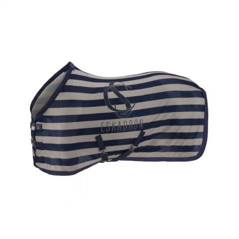 Produit De Marque Couverture Anti-Mouches Cooler Fly Classic Sports 2024 - Eskadron - Bleu marine - M - 135 cm