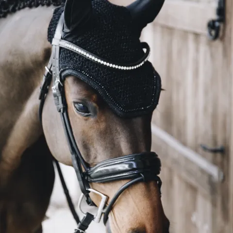 Bonnet Wellington Glitter Band Soundless – Kentucky – Bleu Marine – Cheval Quantit Limite