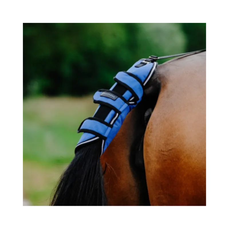 Retour Gratuit Protge-queue Aisance 1200D - EQUITHEME - bleu roi - cheval