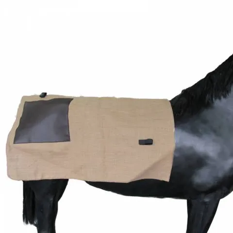 Couvre-reins toile de jute - Tradition Trot - Pratique et solide - Jute Soldes
