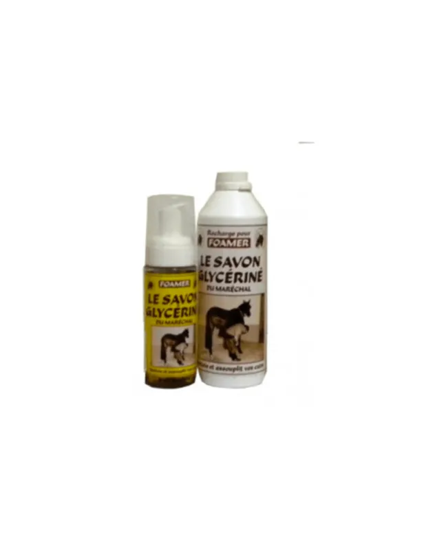 Nouveaut Savon glycrin mousse + recharge - le Marchal