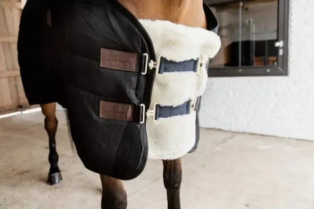 Promotion Extension de poitrail mouton synthtique - Kentucky - Noir - Petit