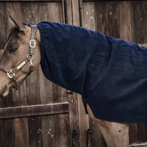 Meilleure Vente Echarpe pour chevaux Heavy Fleece - Kentucky - bleu marine - cheval