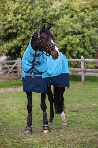 Couverture d'extrieur Amigo Hero ripstop plus 100g - Horseware - BLEU CIEL - 7'0 / 160 CM Livraison Express