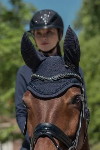 Bonnet anti-mouches Mesh Heritage 2025 - Eskadron - Moutarde - Cheval Petit Prix