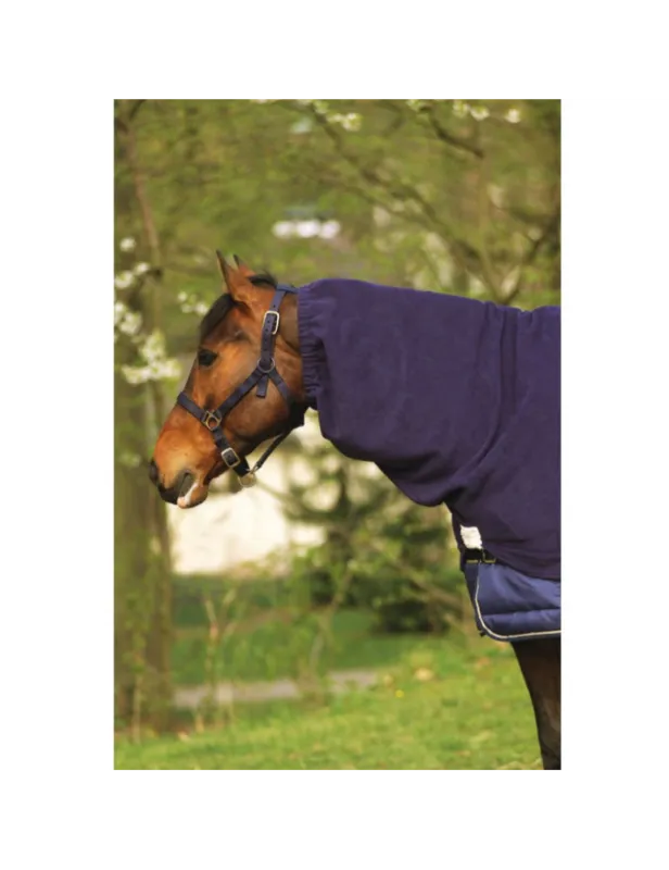 Couvre-cou polaire EQUITHEME - bleu marine - cheval Remise