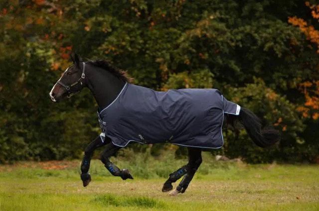 Paiement Scuris Couverture extrieur Amigo Bravo 12 Moyen 250g - Horseware - 1200D impermable - MARINE - 5'6 / 115 CM