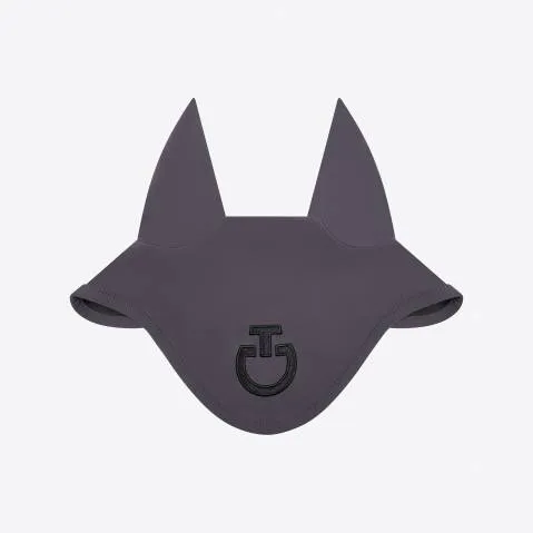 Bonnet anti-mouche tissu - Cavalleria Toscana - Respirant - Gris fonc - Cheval Paiement Scuris