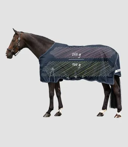Dernire Chance Couverture dextrieur Multi-Layer SCANDIC - Waldhausen - 250 g / 100 g - Bleu marine - 125CM