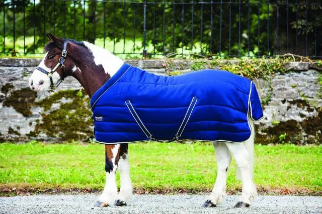 Dernier Modle Couverture d'curie Rambo cosy stable - Horseware - 400g - MARINE/BEIGE - 5'6 / 115 CM