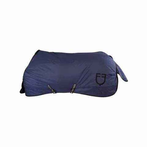 Usine Directe Couverture de box 400GR Bora - Equestro - Marine - 115CM