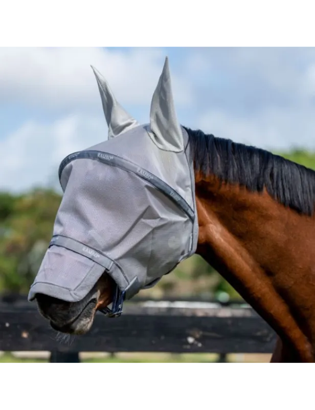 Masque anti-mouches Rambo - lavande - poney Produit De Marque