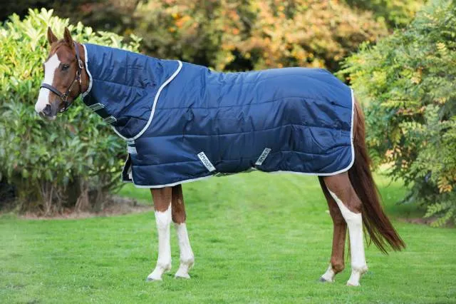Acheter En Ligne Couverture Amigo insulator Moyen avec couvre cou - Horseware - 200g - MARINE - 5'6 / 115 CM