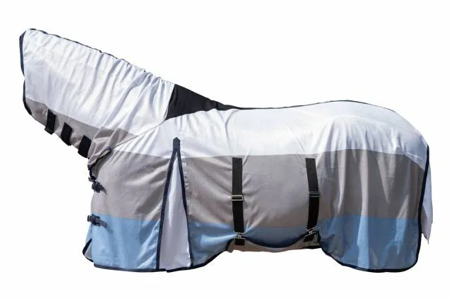 Satisfait Ou Rembours Couverture anti-mouches Strong - HKM - Protection optimale - Gris - 115CM