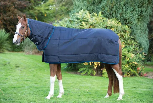 Nouvelle Collection Sous-couverture Plus underblanket - Horseware - tissu microfibre - MARINE - 5'3 / 110 CM