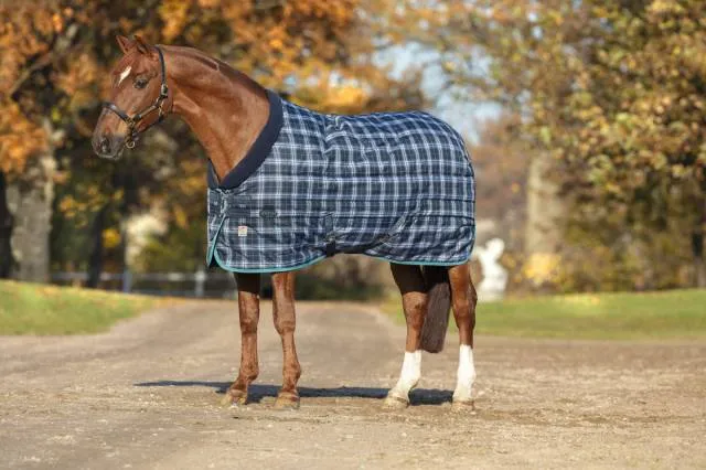 Couverture Rhino Original stable Lourd - Horseware - 450g - MARINE/TURQUOISE - 7'0 / 160 CM Achetez Aujourdhui