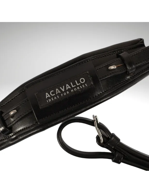 Muserolle d'hackamore - ACAVALLO - noir Dernire Chance