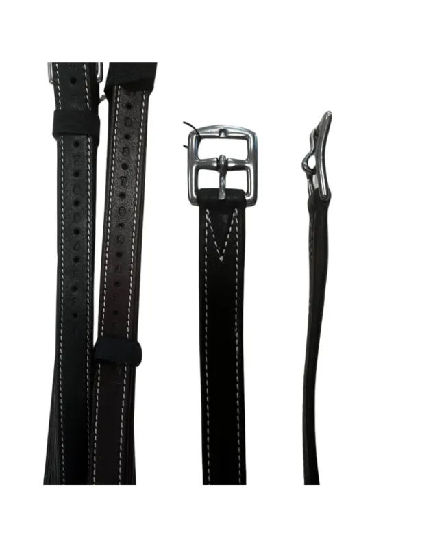 Haute Qualit Etrivires cuir suprieur – SB – noir – 145 cm