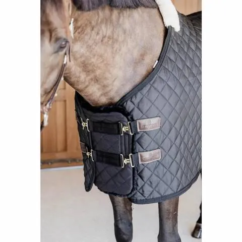 Prix Promo Extension de poitrail matelass mouton vegan en noir - Kentucky - Noir - cheval