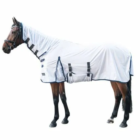 Vente Directe Couverture anti-mouches Lyon HKM - Blanc - 115CM