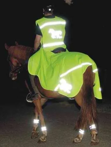 Commande En Gros Couvre-reins fluo HKM - Jaune - Unique