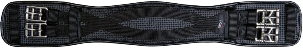 Nouvelle Collection Sangle dressage gel PVC Snap HKM - 40 cm - Noir