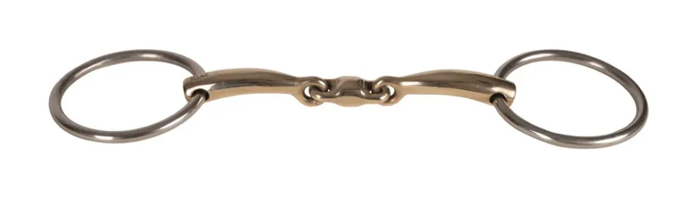 Livraison Express Mors Anneaux Velari Double Brisure en Cuivre - 125 mm