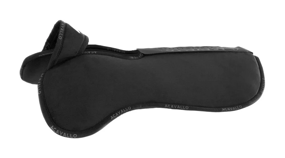 Meilleure Vente Amortisseur Piuma WFS avec poche et rehausse en sude l'avant Acavallo - Noir