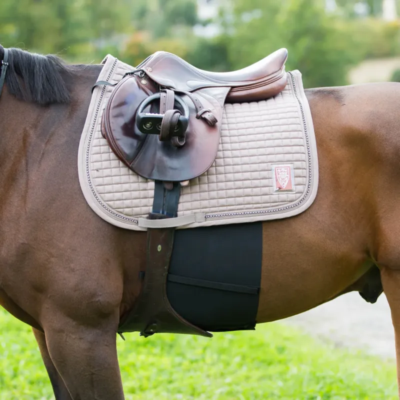 Bande de respect Horze - Cheval - Noir Commander Vite
