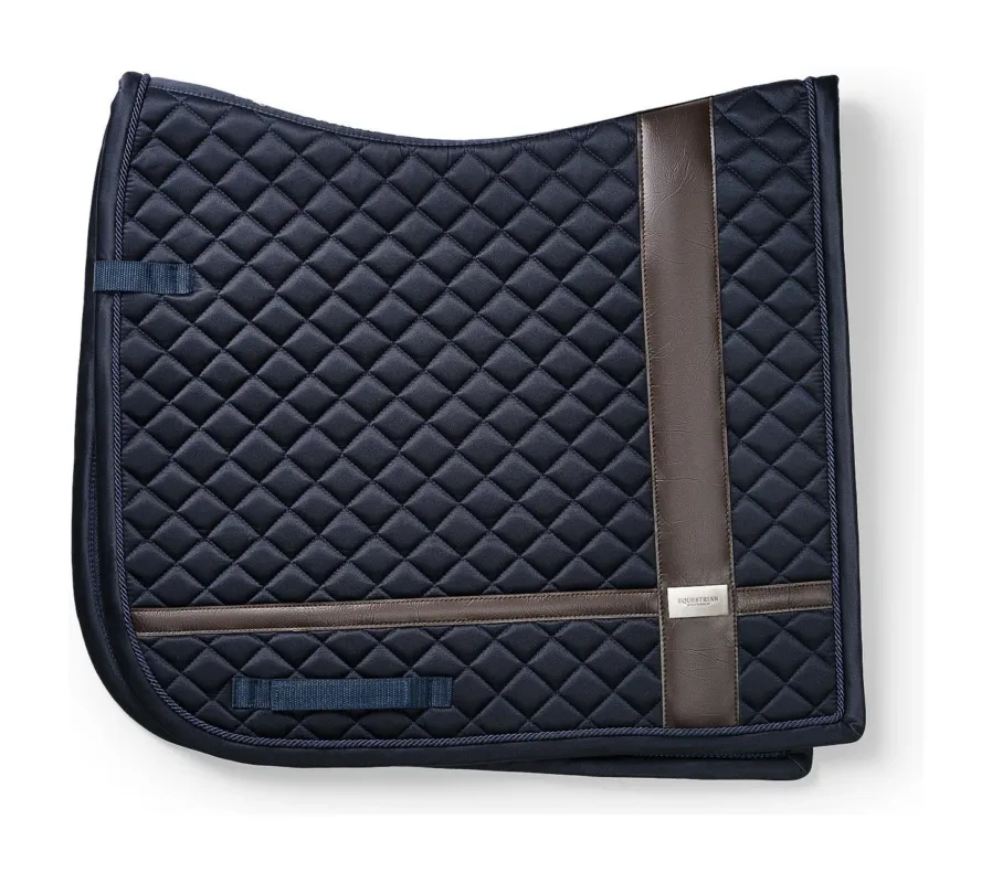 Prix Choc Tapis de dressage Equestrian Stockholm bandes en deluxe - Cob - Argent